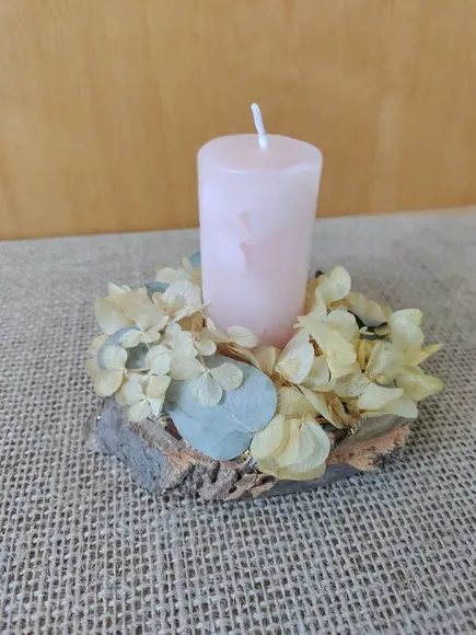 Mini Guirlanda com Vela