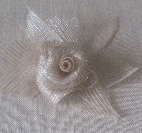 Flor de Juta - Decoração de Mesa