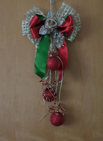 Laço para Porta - Natal Tradicional