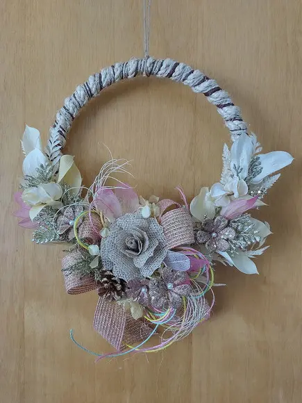 Guirlanda de Natal - Rosé (32cm)