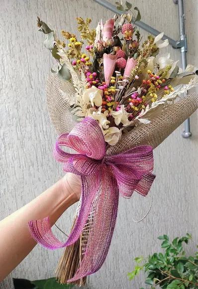 Buquê para Presente - Rosa Nude