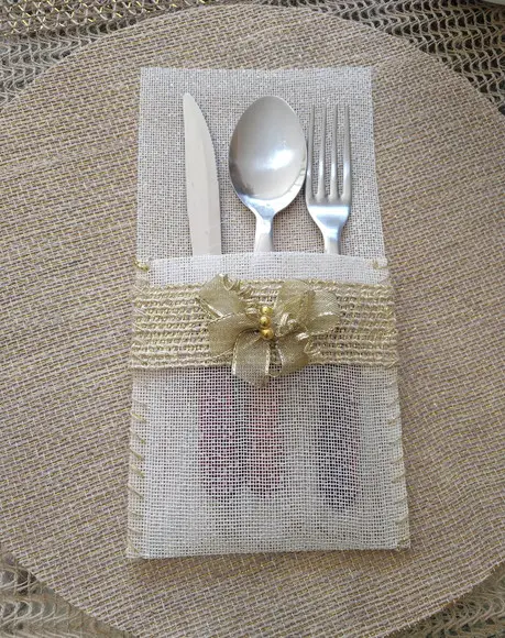 Porta-talheres - Dourado