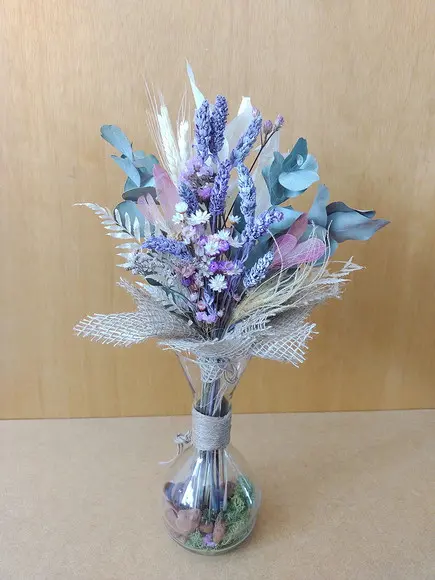 Arranjo com Lavanda no Vaso (36cm)