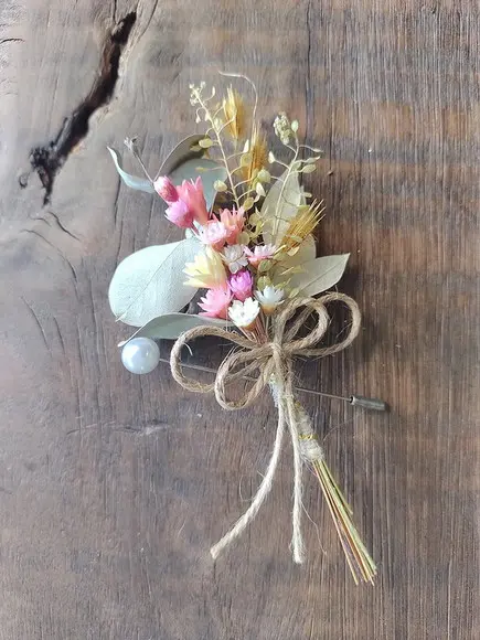 Lapela Floral para Noivo