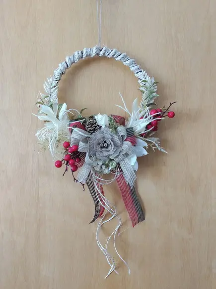 Guirlanda de Natal Rústica (32cm)