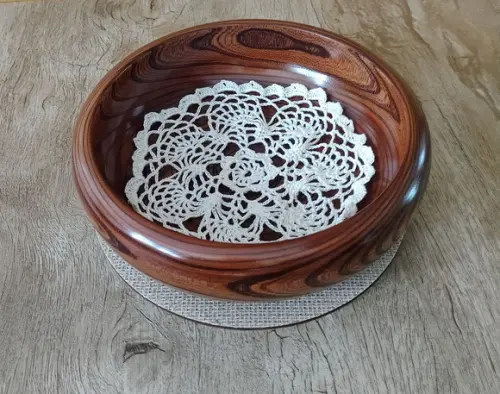 Bowl M Com Crochê E Base De Juta