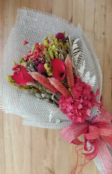 Buquê para Presente - Vermelho