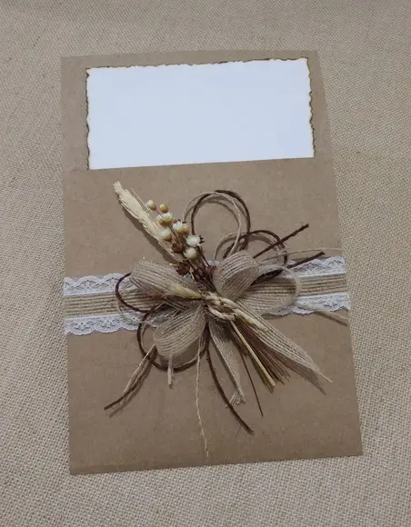 Envelope p/Convite - Papel Kraft