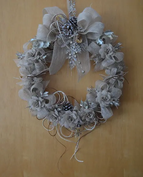 Guirlanda Rústica de Natal (46cm)