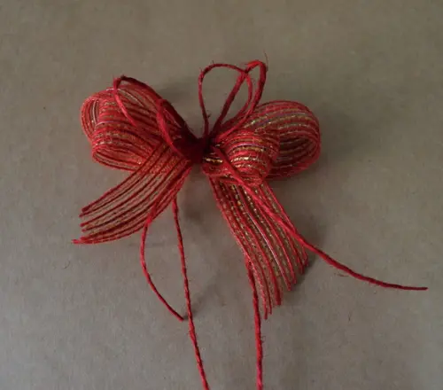 Laço de Juta P - Vermelho