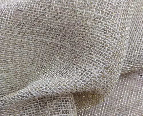Tela de Juta - Natural com Ouro