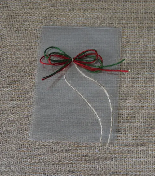 Saquinho Poli (12x20cm) + Laço