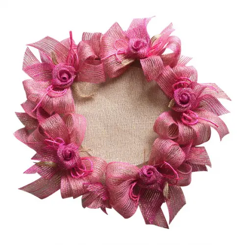 Base para Arranjo de Mesa - Rosa