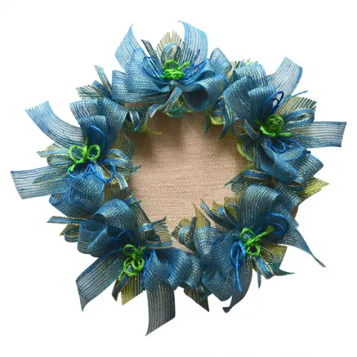 Base para Arranjo de Mesa - Azul