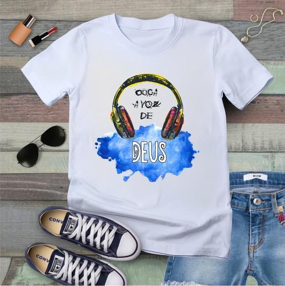 Camiseta Ouça a Voz de Deus Gospel