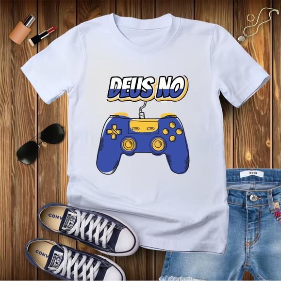 Camiseta Deus no Controle Evangélica Gospel