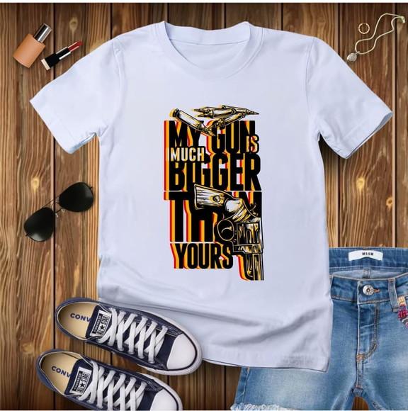 Camiseta Estampada Minas Armas T-shirt Básica