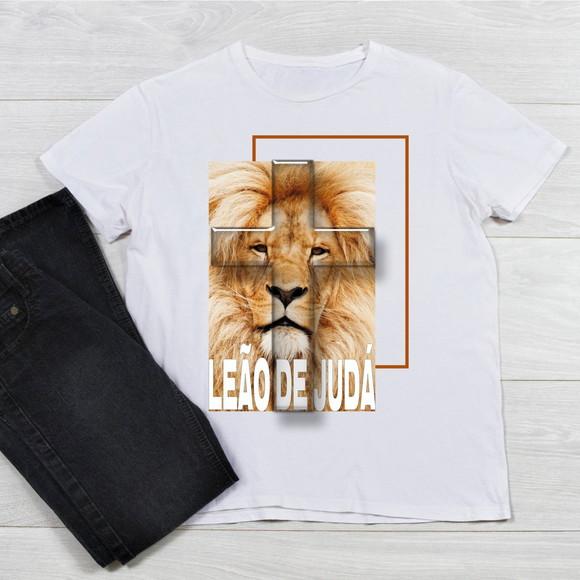 Camiseta Evangélica Gospel Cristã Leao Jesus