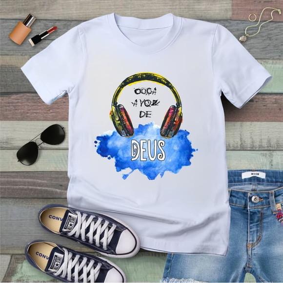 Arquivo Digital (png) Ouça a Voz de Deus Evangélica Azul