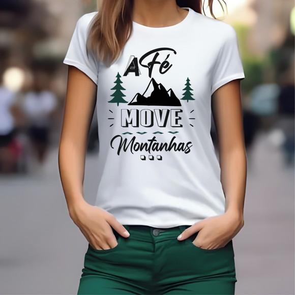 Camiseta Baby Look Evangélica Fé