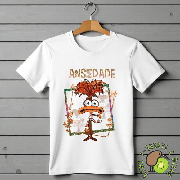 Camiseta Divertidamente Ansiedade