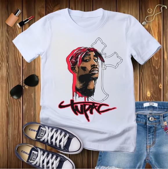 Camiseta Tupac Shakur T-shirt Hip Hop 2pac Unissex