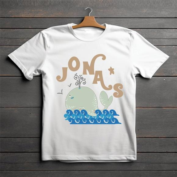 Camiseta Infantil Cristã Evangélica Gospel Jonas Poliéster
