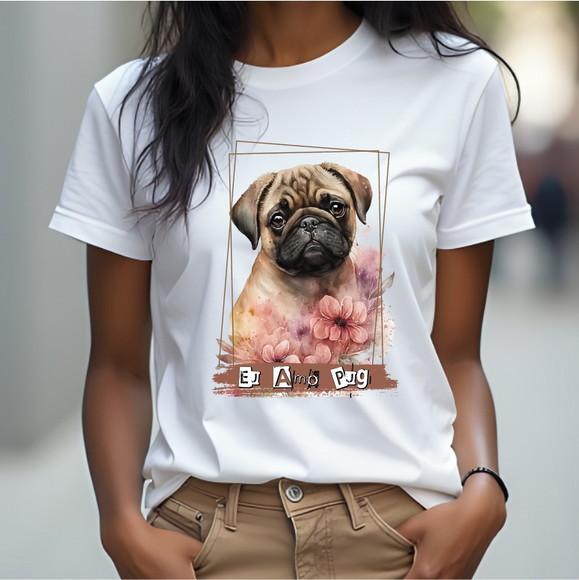Camiseta Pug Feminina