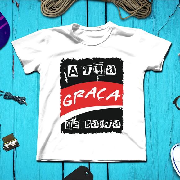 Camiseta Evangélica Gospel a Tua Graça Me Basta