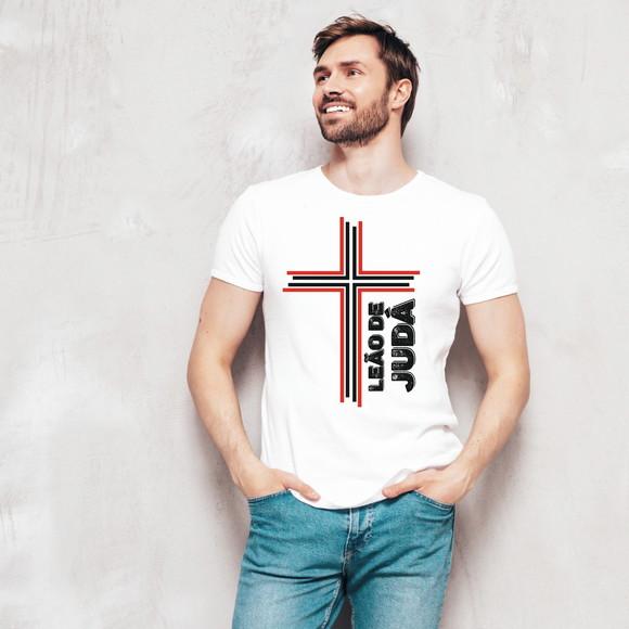 T-shirt Camiseta Evangélica Gospel Cristã Leão de Judá Jesus