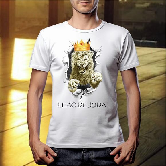 Camiseta Evangélica Gospel Cristã Leão Jesus