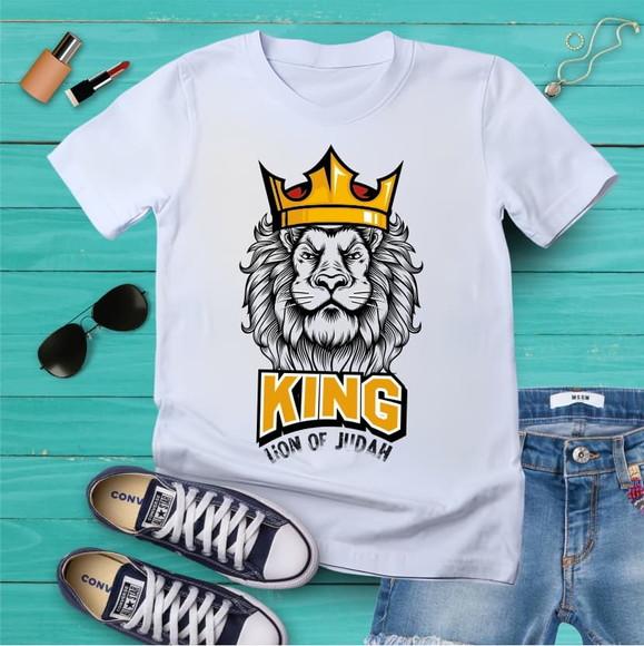 Camiseta Jesus Leão de Judá Evangélica Gospel