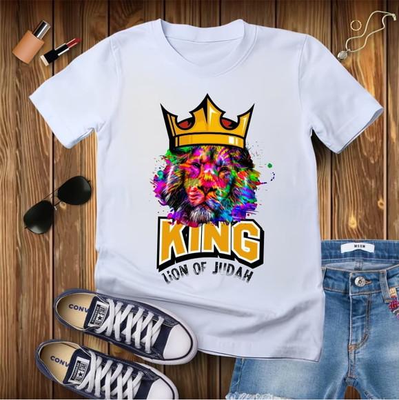 Camiseta Leão de Judá Evangélica Gospel