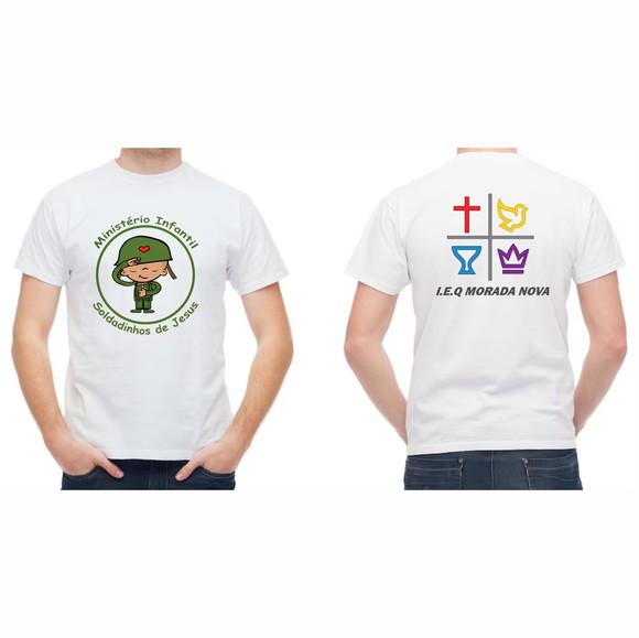 Kit com 2 Camisetas Personalizadas para Igreja