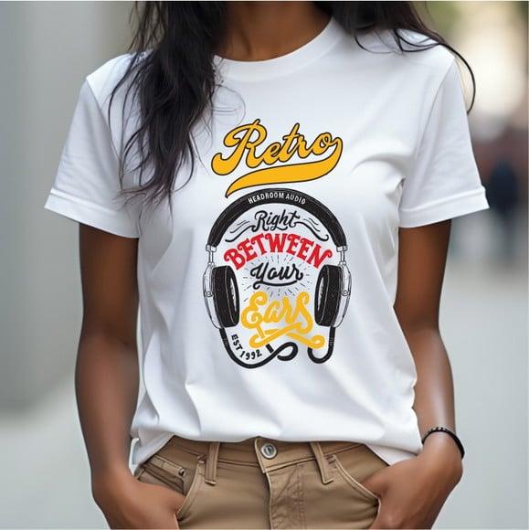 Camiseta Música Feminina Retrô