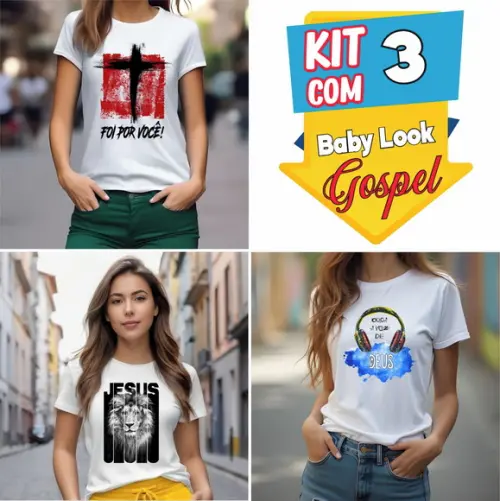 Camiseta Personalizada Feminina Evangélica Gospel