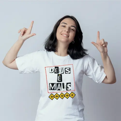Camiseta Feminina Deus Jesus Evangélica Gospel