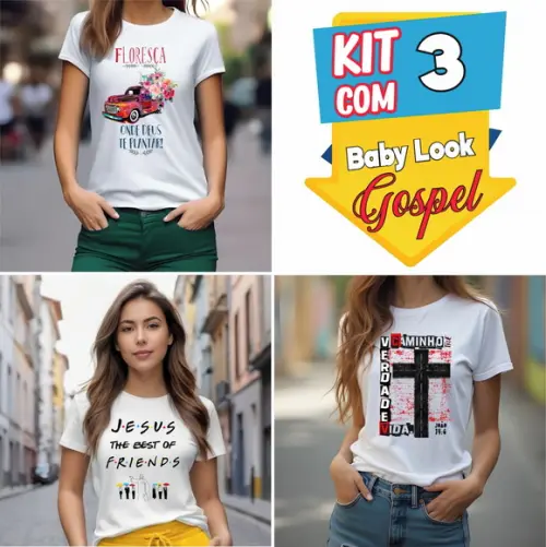 Camiseta Personalizada Feminina Evangelica