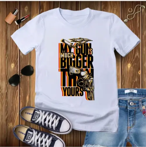 Camiseta Estampada Minas Armas T-shirt Básica