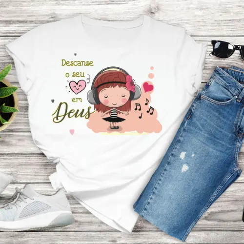 Camiseta Evangélica Gospel Ouça a Voz de Deus