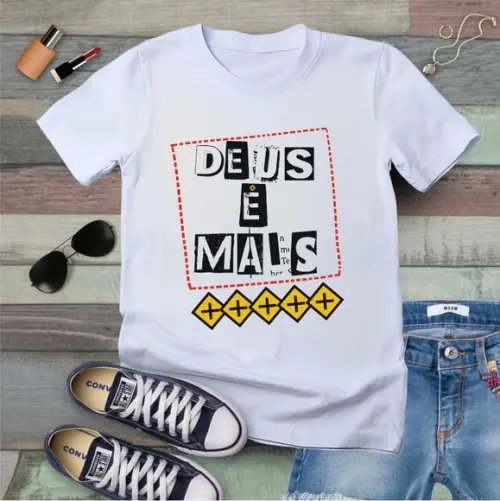 Camiseta Deus É Mais Evangélica Gospel