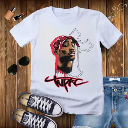 Camiseta Tupac Shakur T-shirt Hip Hop 2pac Unissex