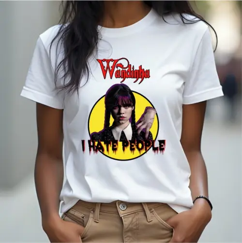 Camiseta Wandinha Addams Wednesday