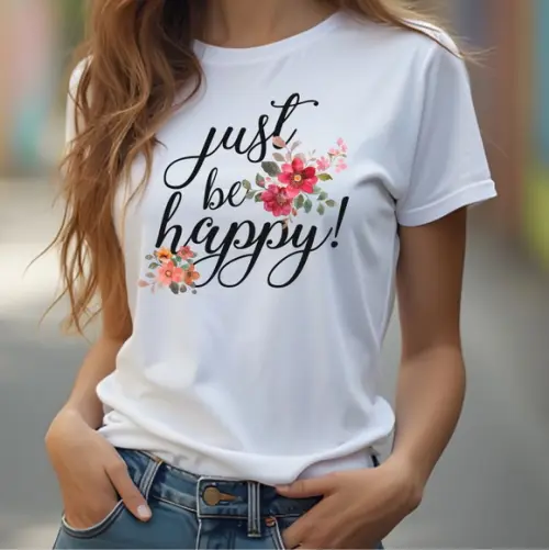 Camiseta Frase Feminina