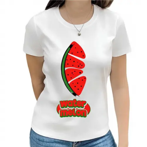 Camiseta Tropical Melancia T-shirt Feminina