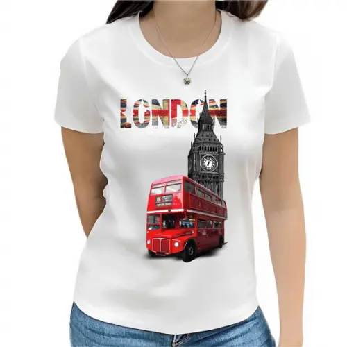 Camiseta Londres Ônibus Vermelho Inglaterra
