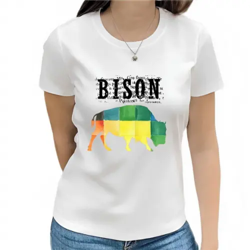 Camiseta Feminina Bisão Básica