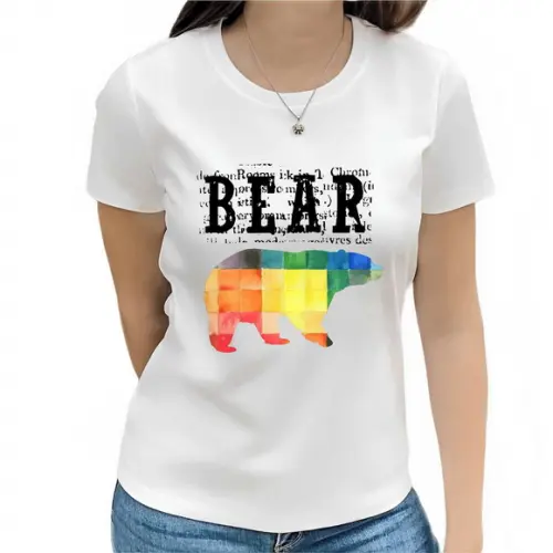 Camiseta Urso Feminina Básica