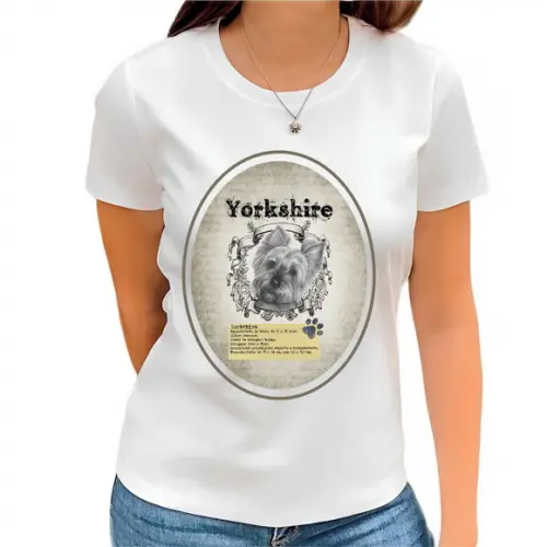 Camiseta Vintage Yorkshsire com Ficha Técnica T-shirt