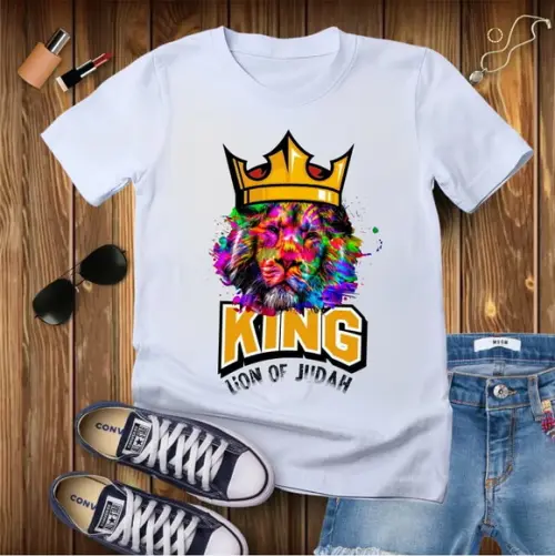 Camiseta Leão de Judá Evangélica Gospel